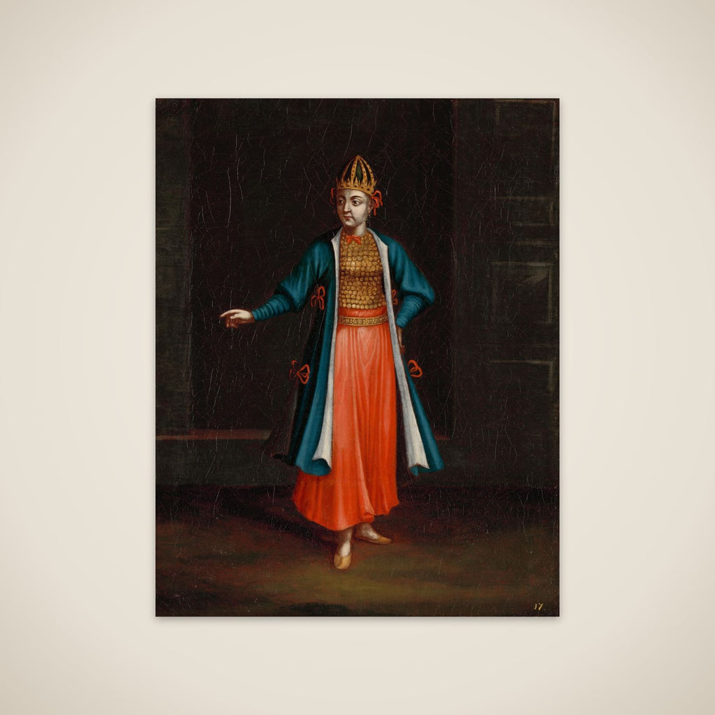 Woman from the Bulgarian Coast unframed print