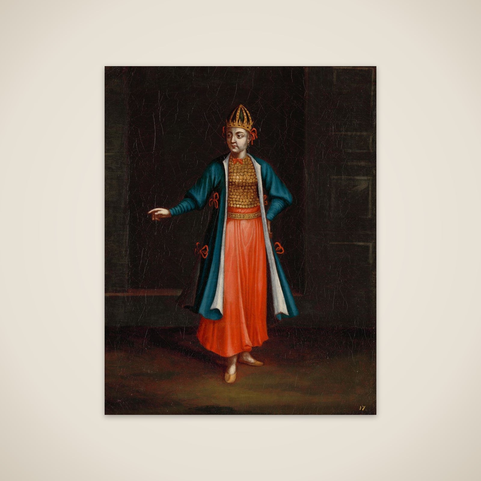 Woman from the Bulgarian Coast unframed print