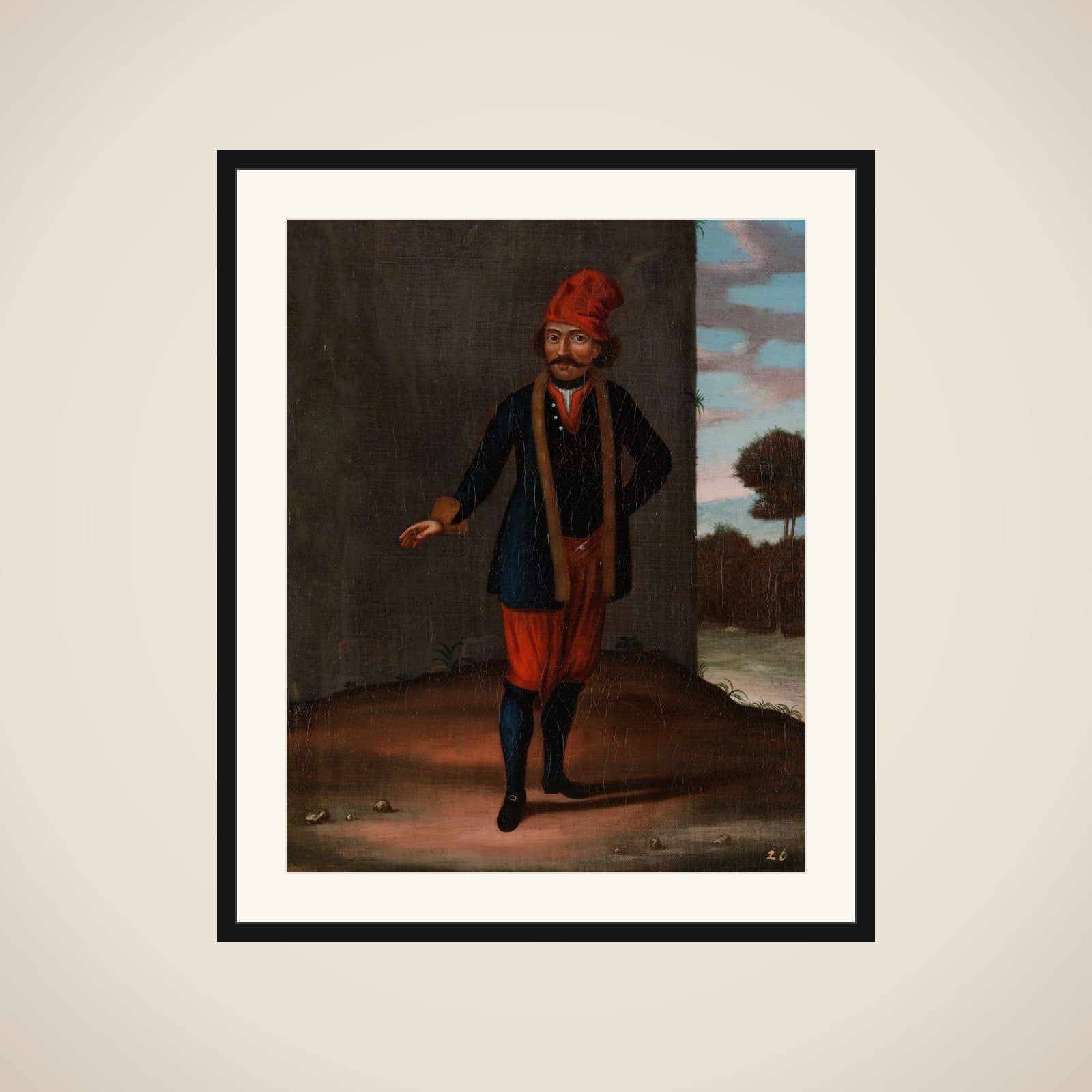 Man from the Island of Kithnos (Thermia) framed