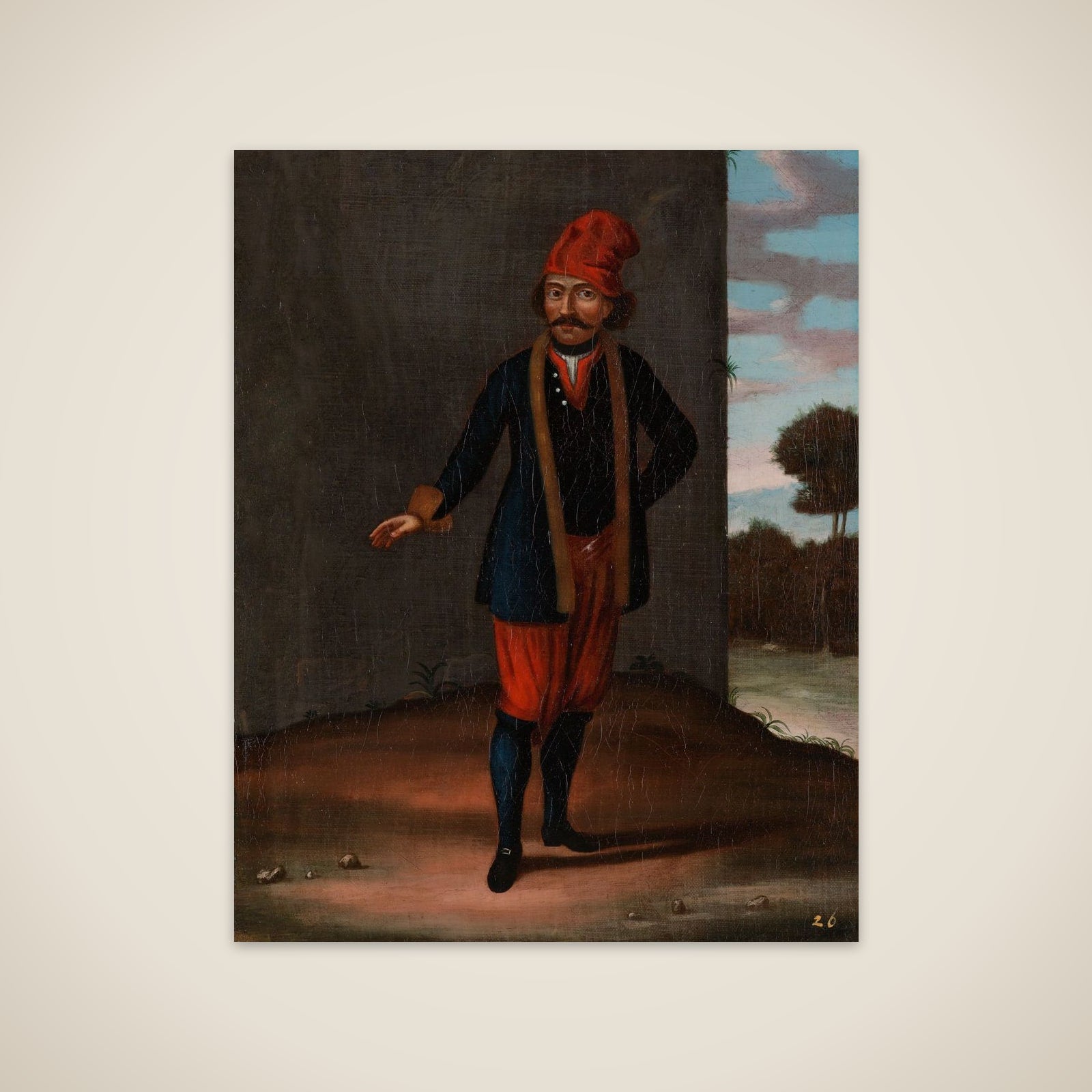 Man from the Island of Kithnos (Thermia) unframed print