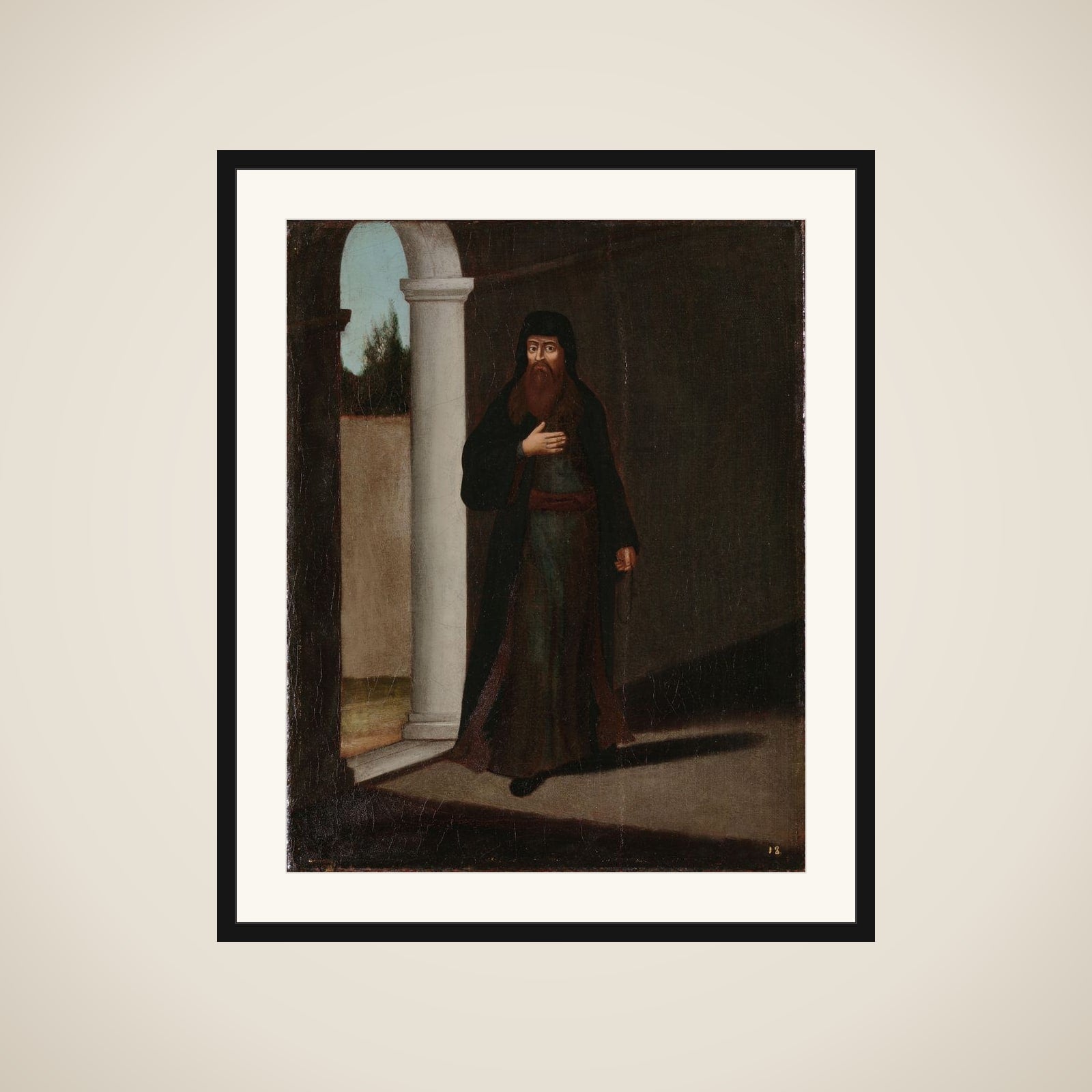 A Greek Priest framed