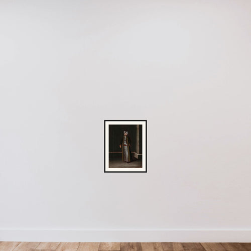 A Jewish Money-Changer framed — shown to scale