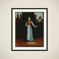 Woman from the Albanian Coast framed