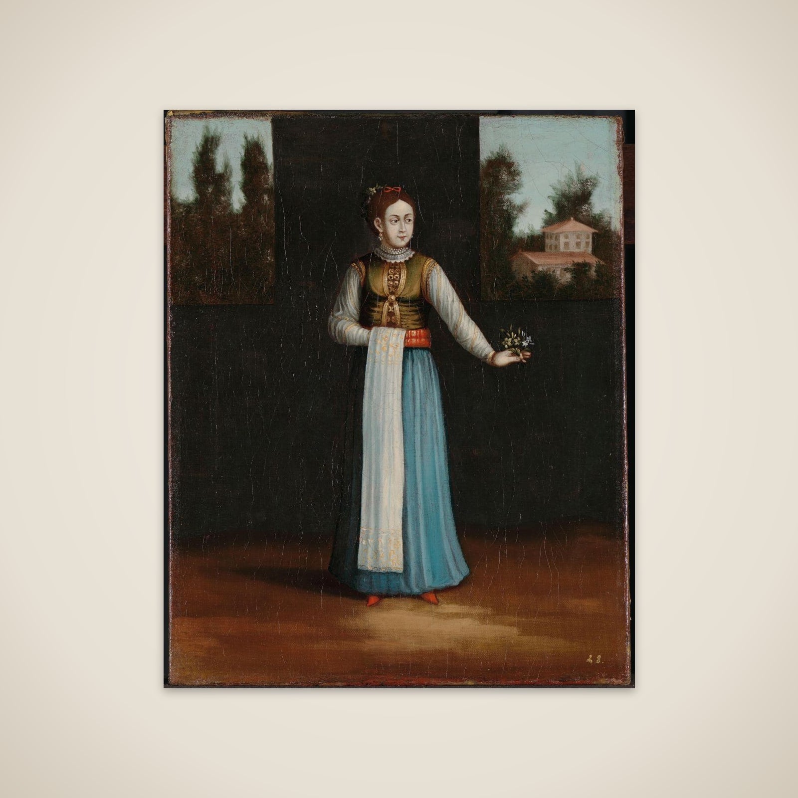 Woman from the Albanian Coast unframed print