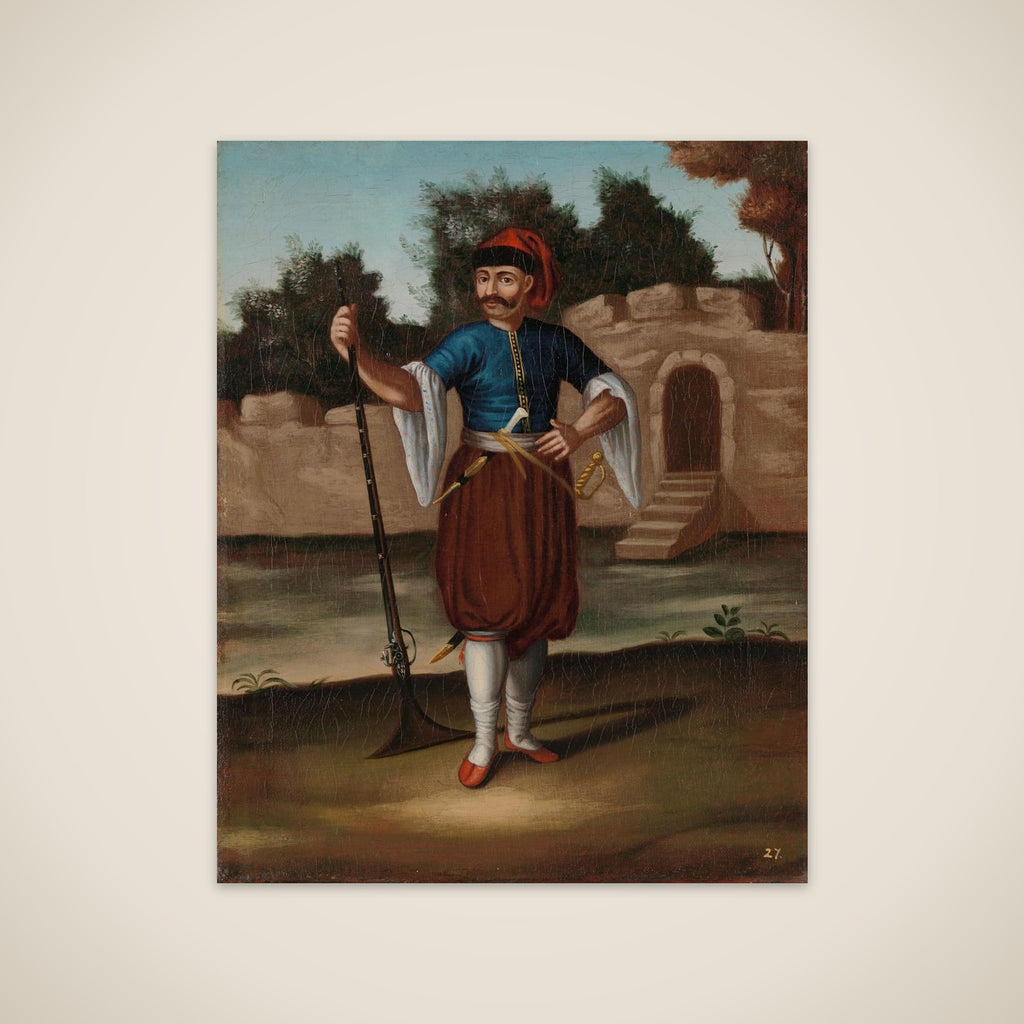 Albanian Soldier unframed print
