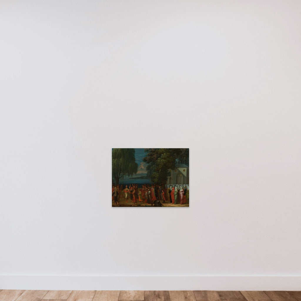 Armenian Wedding unframed — shown to scale