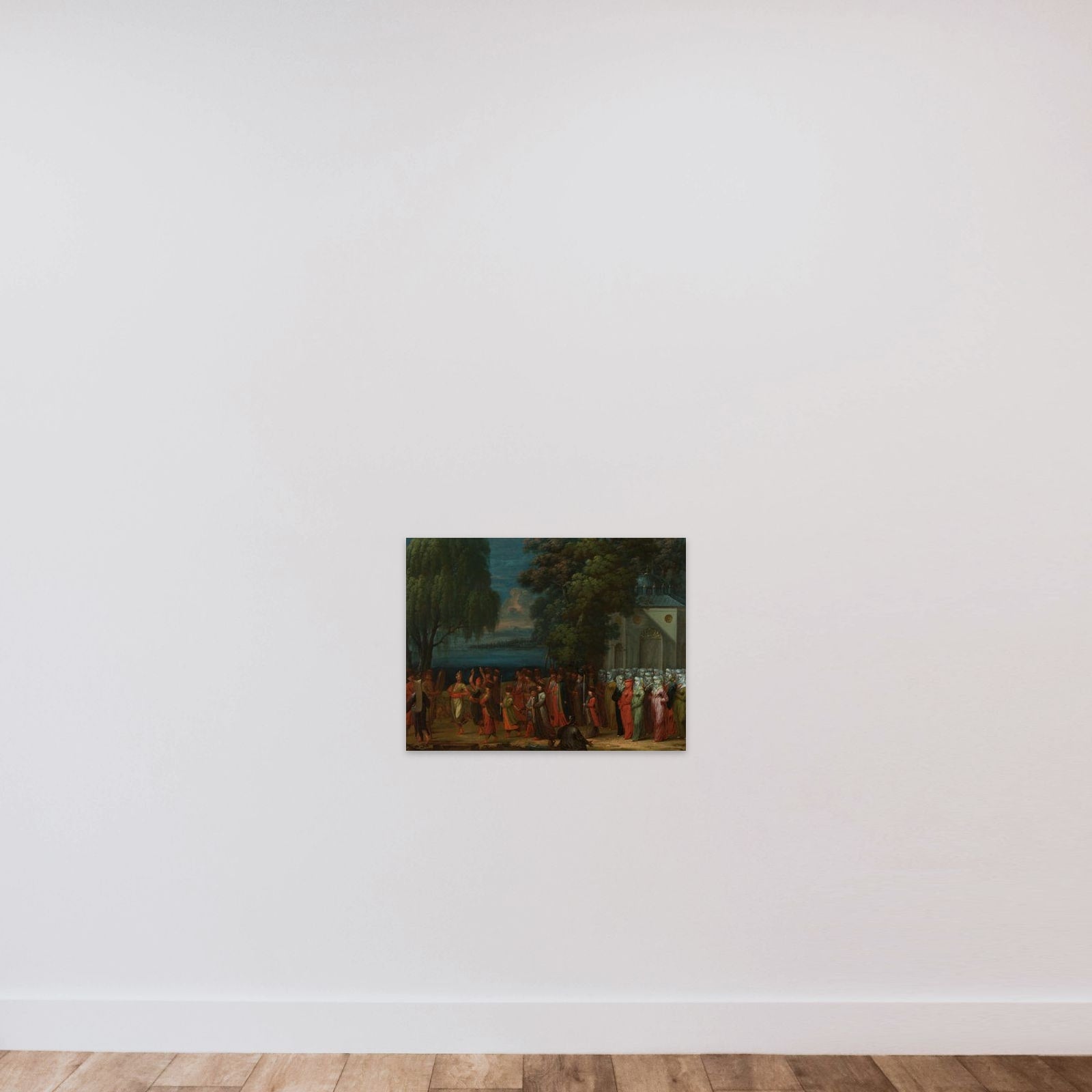 Armenian Wedding unframed — shown to scale