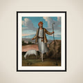 Albanian Herdsman framed