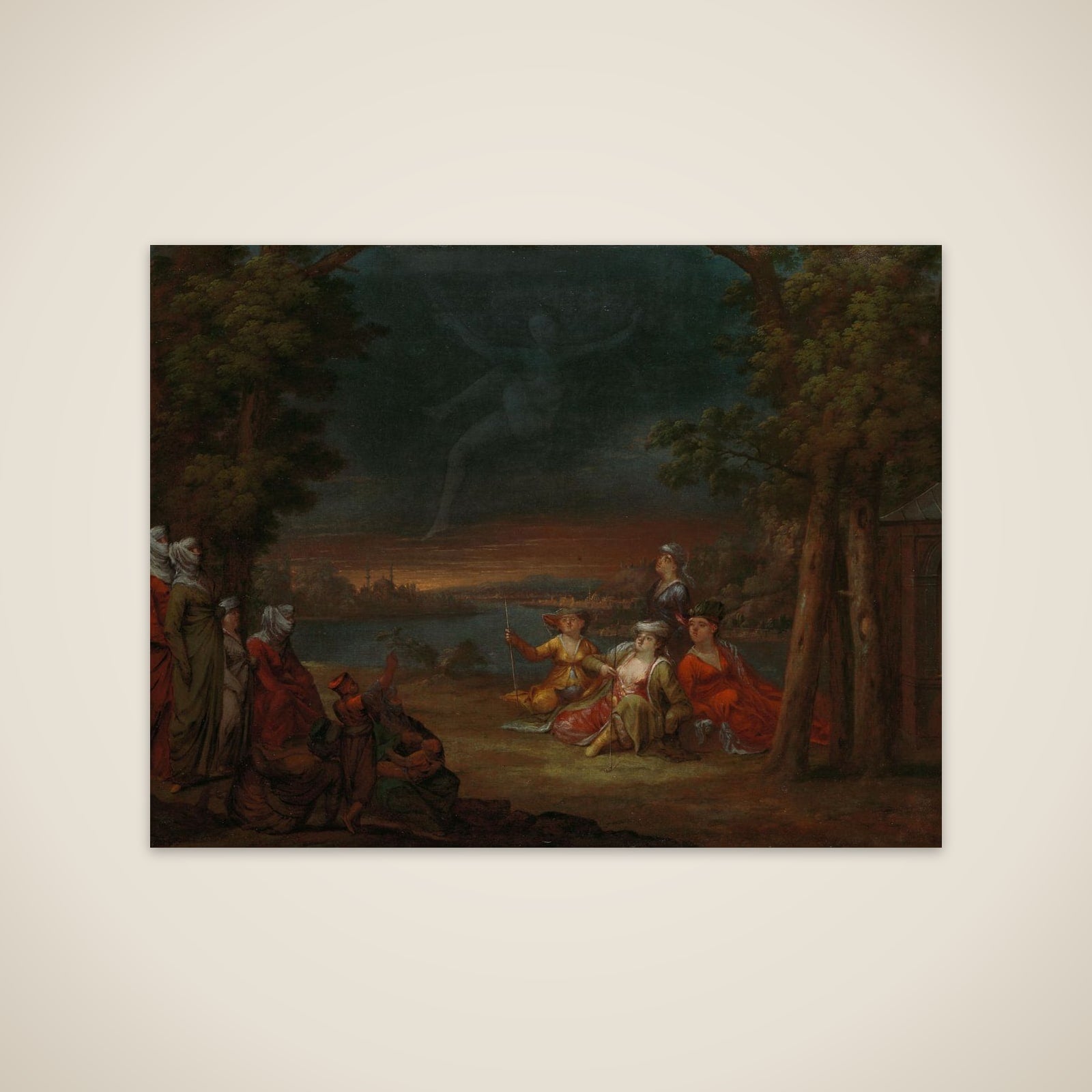Turkish Women in the Countryside near Istanbul unframed print