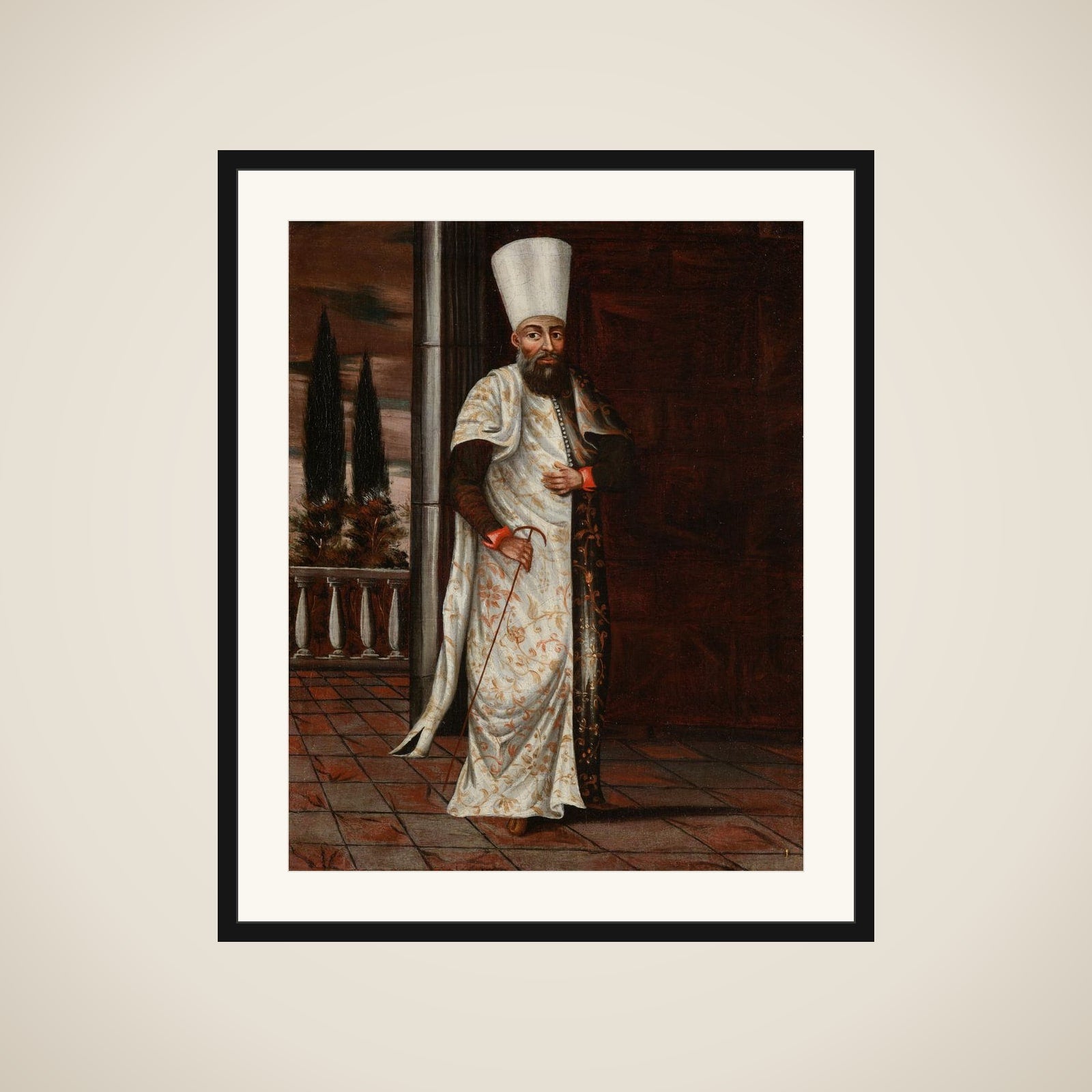 The Chaous Bachi framed