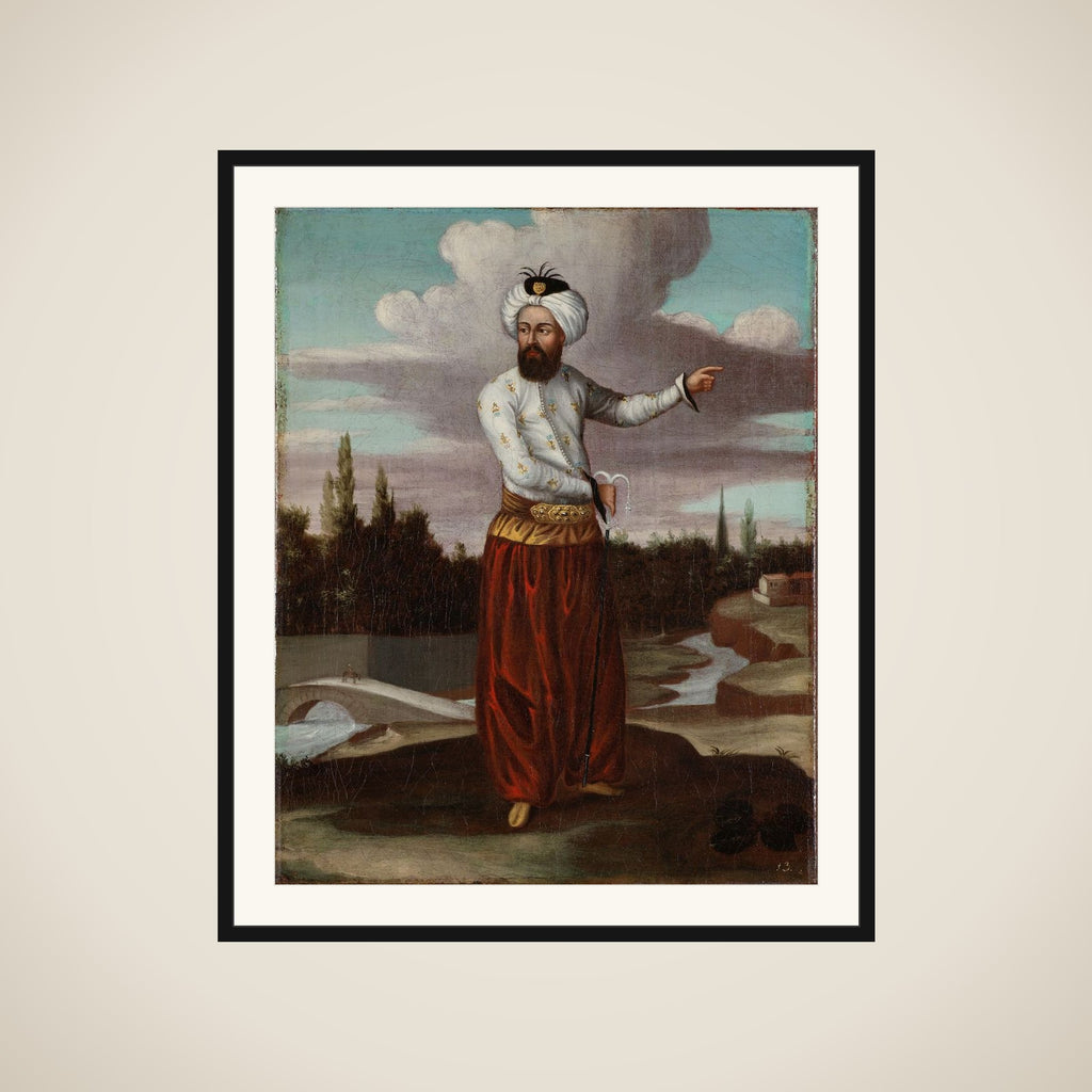 A Chaous, a Courier to the Sultan framed