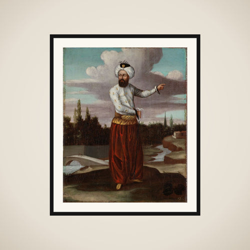 A Chaous, a Courier to the Sultan framed