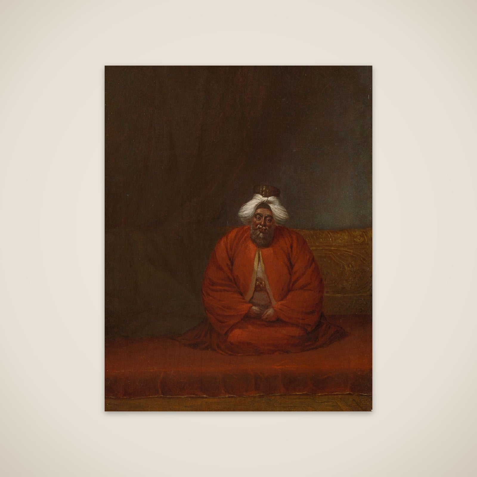 The Mufti, Supreme Religious Leader unframed print