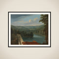 The water reservoirs, known as the Bends, in the Forest of Belgrado near Istanbul. framed