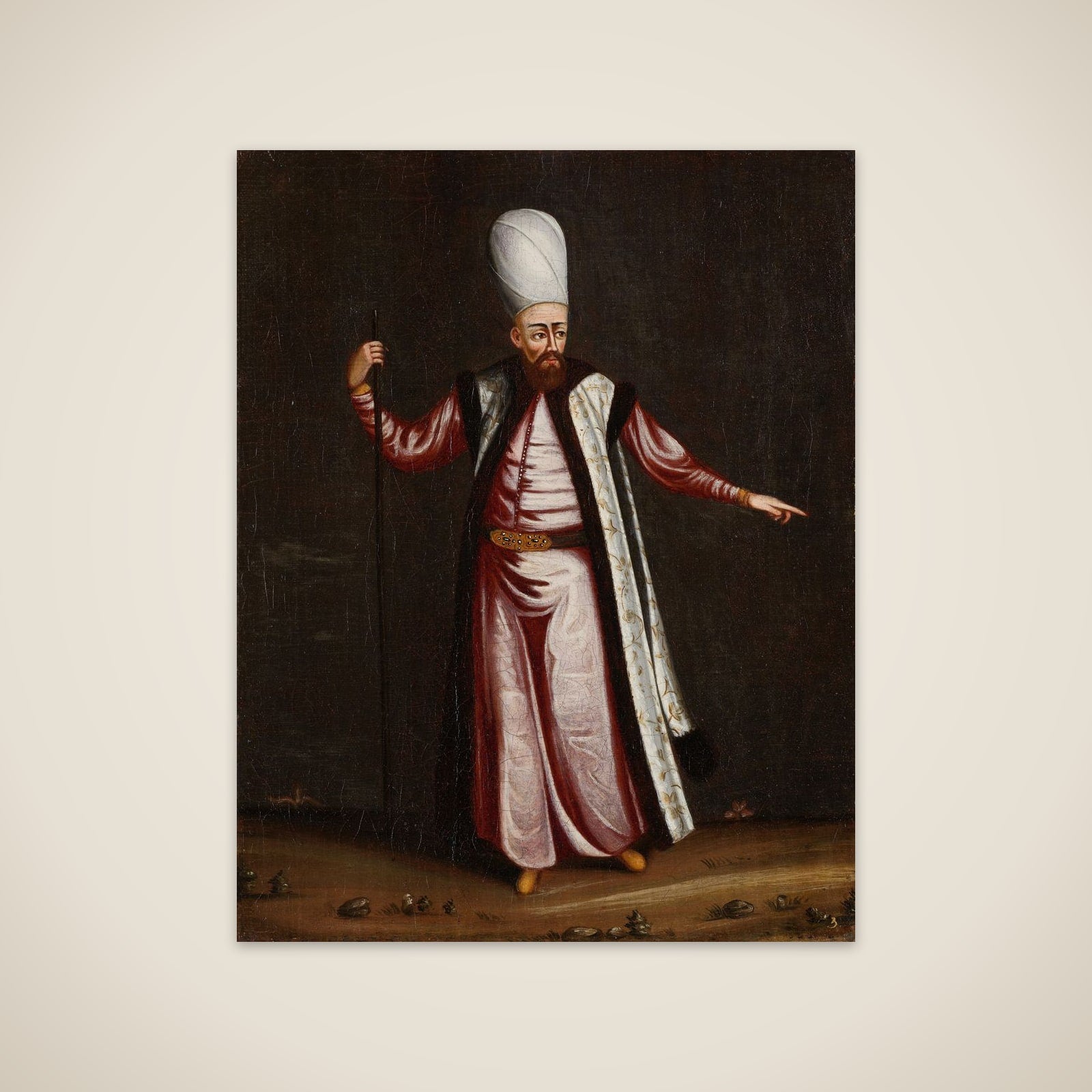 The Capoudgi Bachi, Grand-master of the Seraglio unframed print