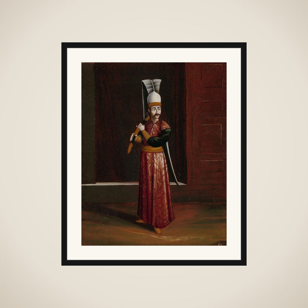 Seliktar Agassi, Equerry to the Sultan (Supreme Weapon-Bearer) framed