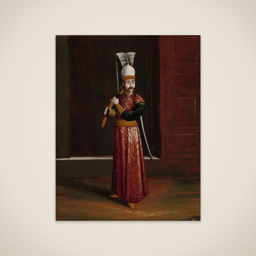 Seliktar Agassi, Equerry to the Sultan (Supreme Weapon-Bearer) unframed print