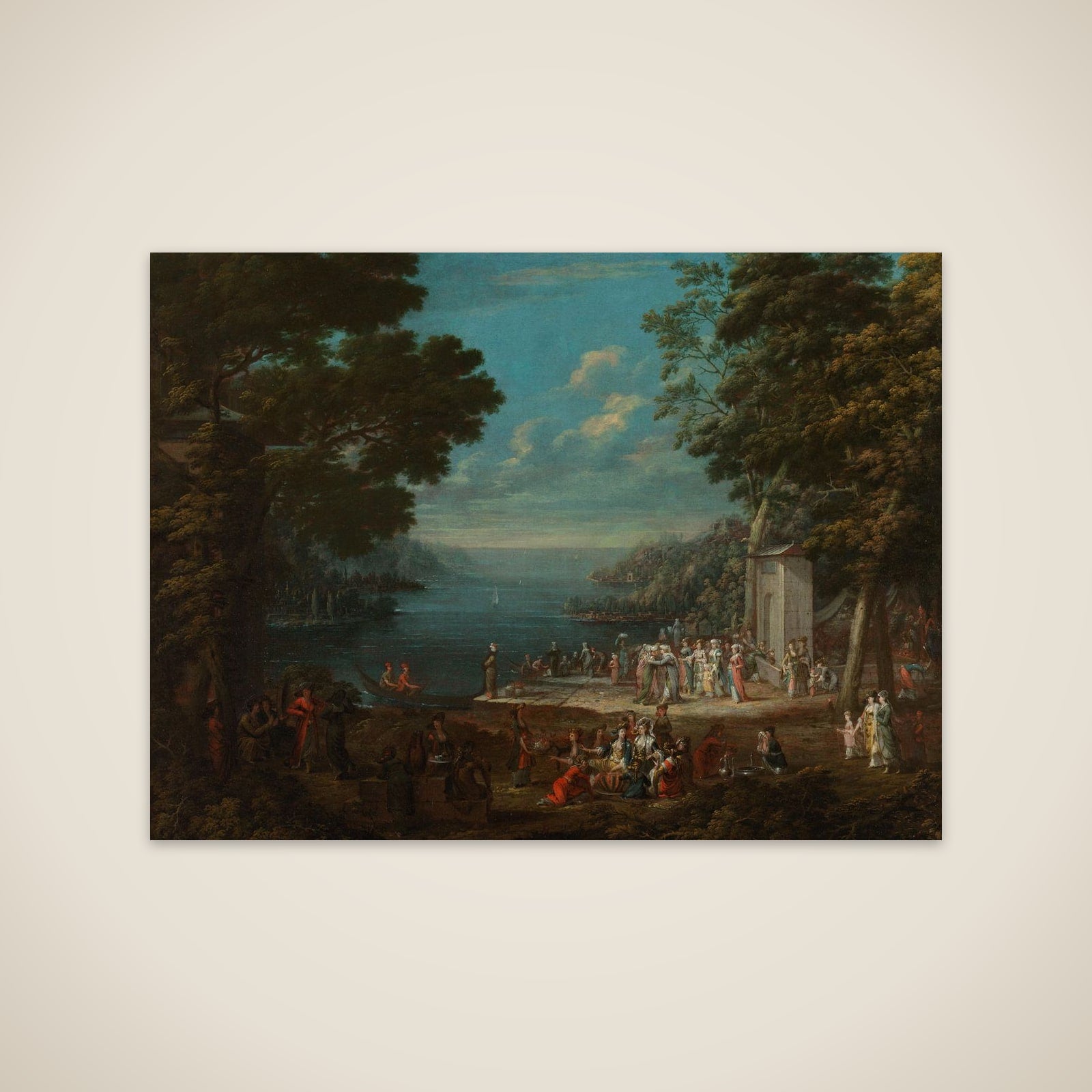 Ladies’ Outing at Hünkâr İskelesi along the Bosporus unframed print