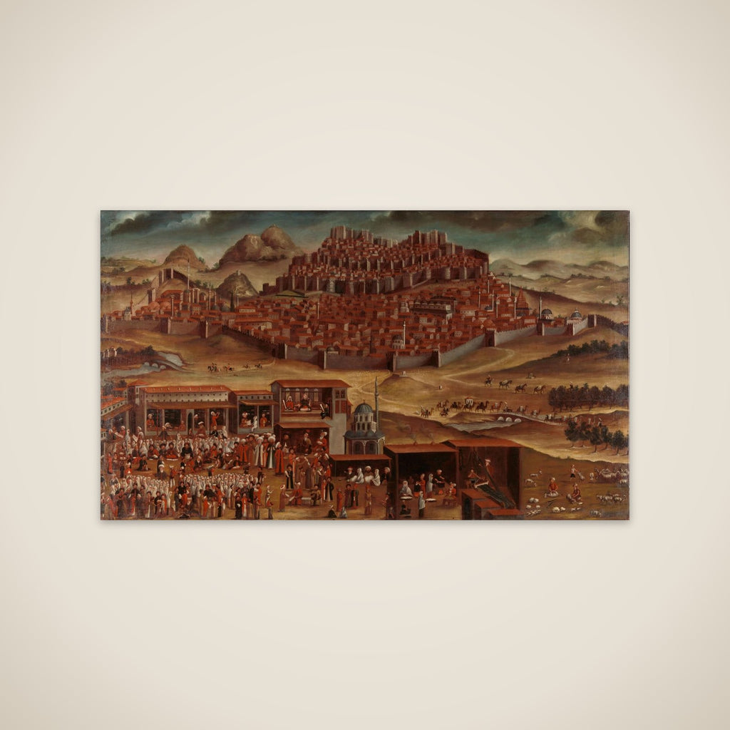 View of Ankara unframed print