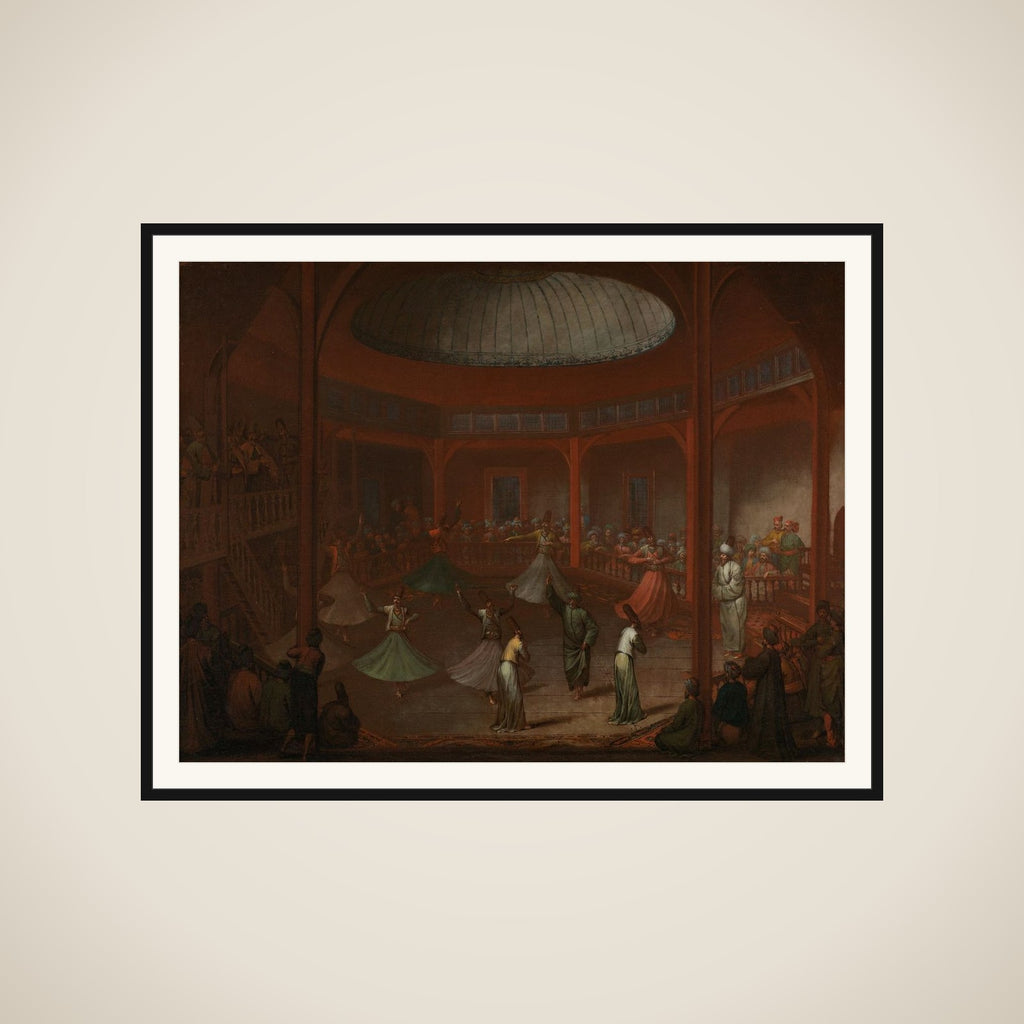 Whirling Dervishes framed