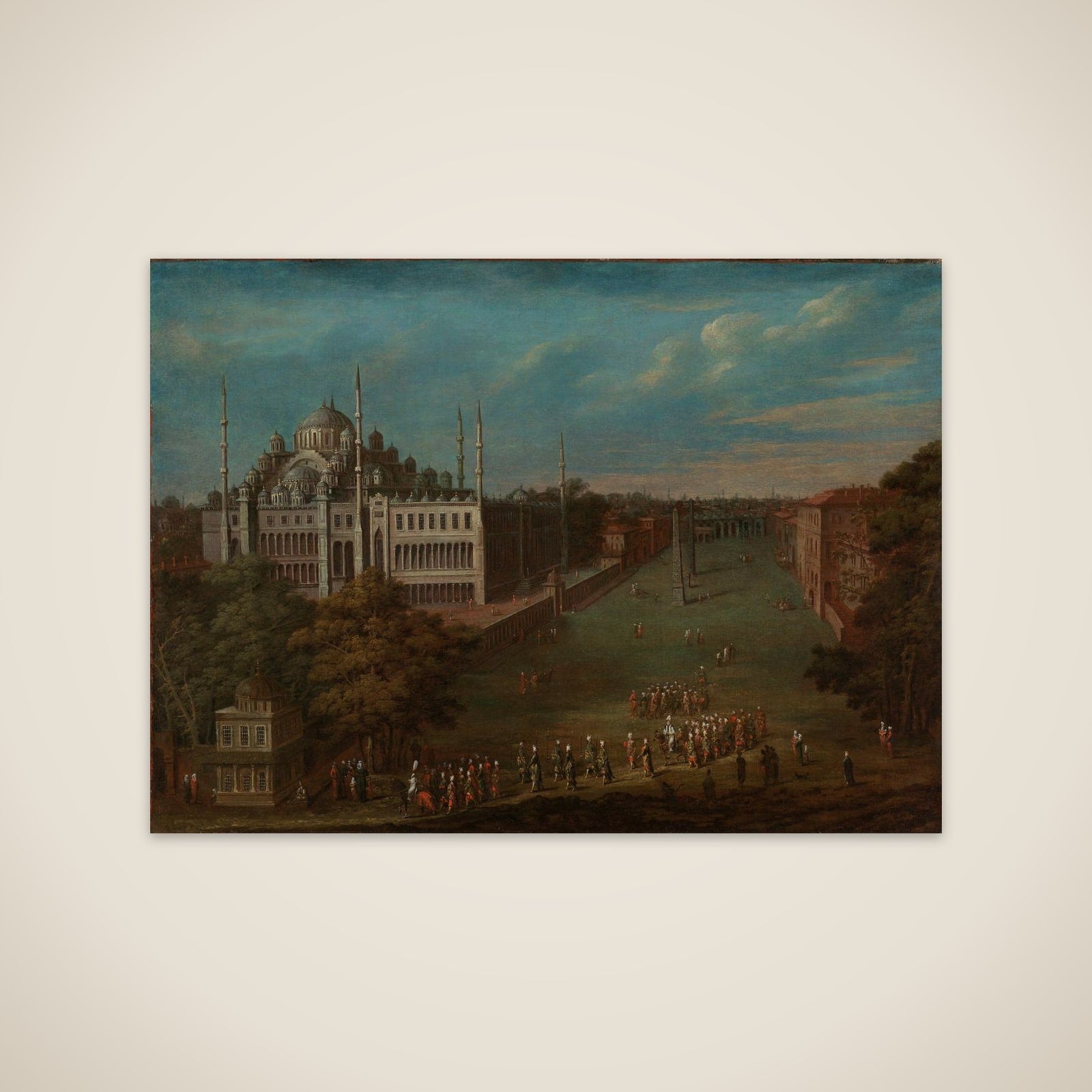 The Grand Vizier Crossing the Atmeydanı (Horse Square) unframed print
