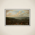 View of Istanbul from the Dutch Embassy at Pera framed