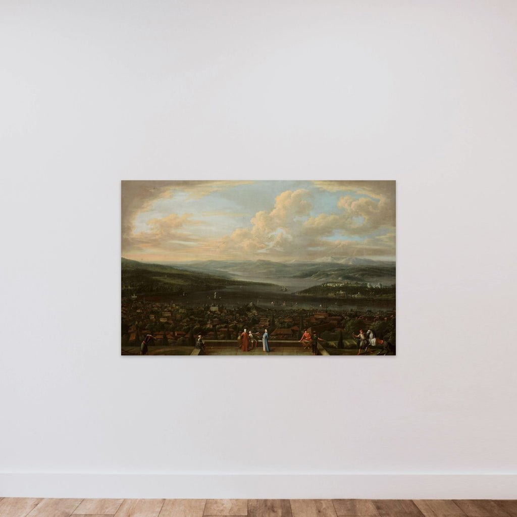 View of Istanbul from the Dutch Embassy at Pera unframed — shown to scale