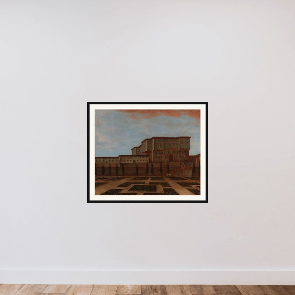 An Embassy Building in Pera framed — shown to scale