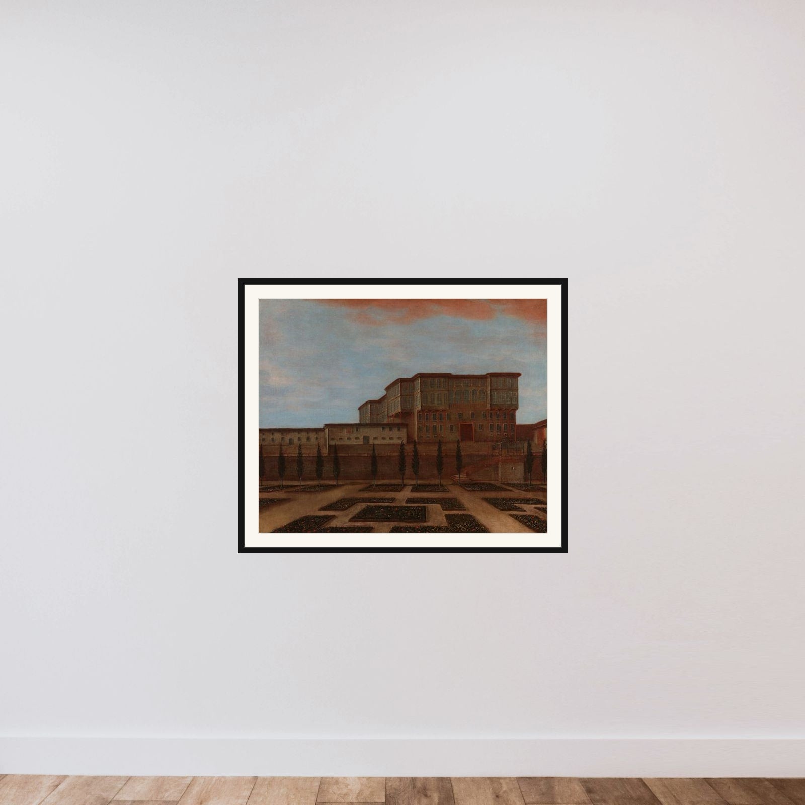 An Embassy Building in Pera framed — shown to scale