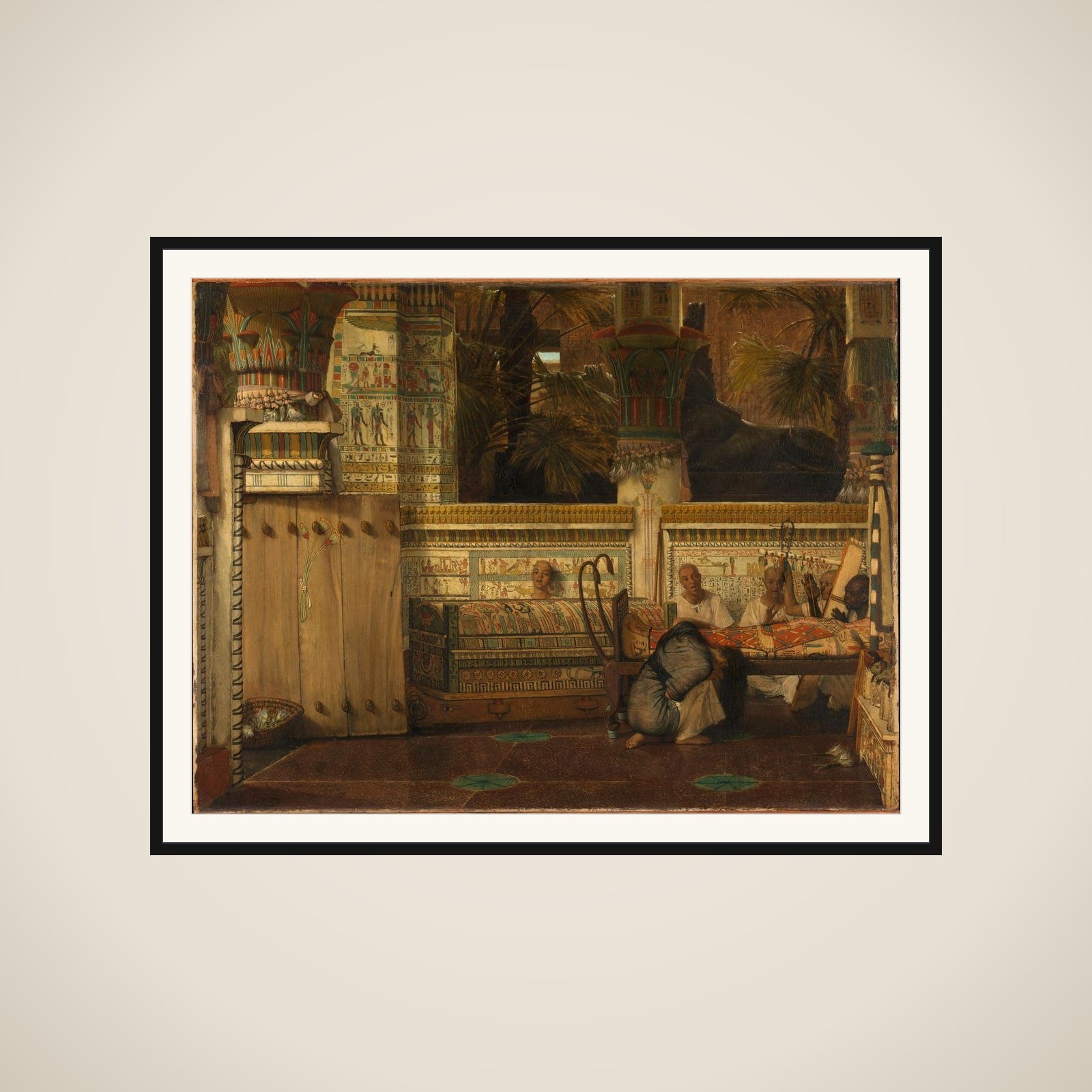 The Egyptian Widow framed