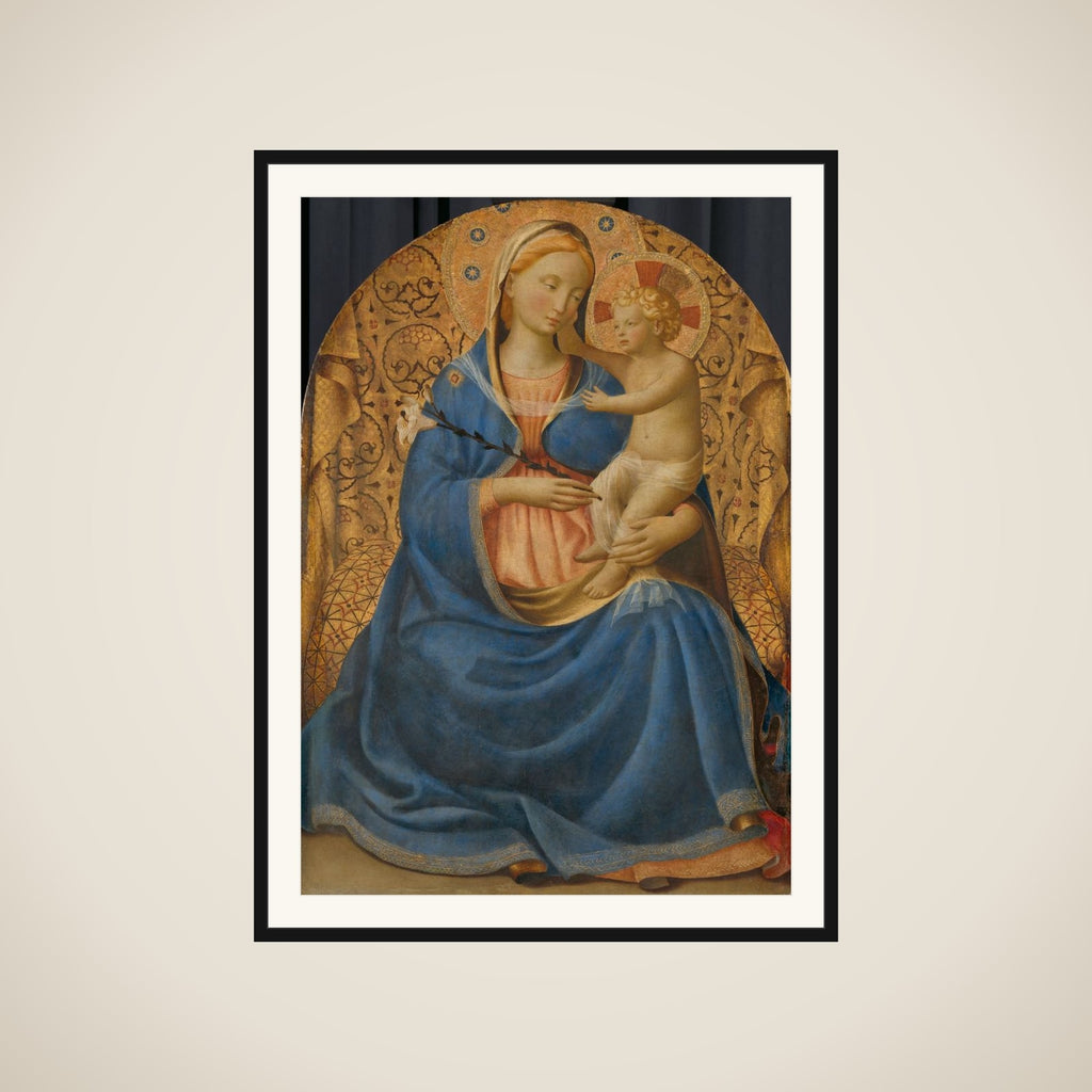 Madonna of Humility framed