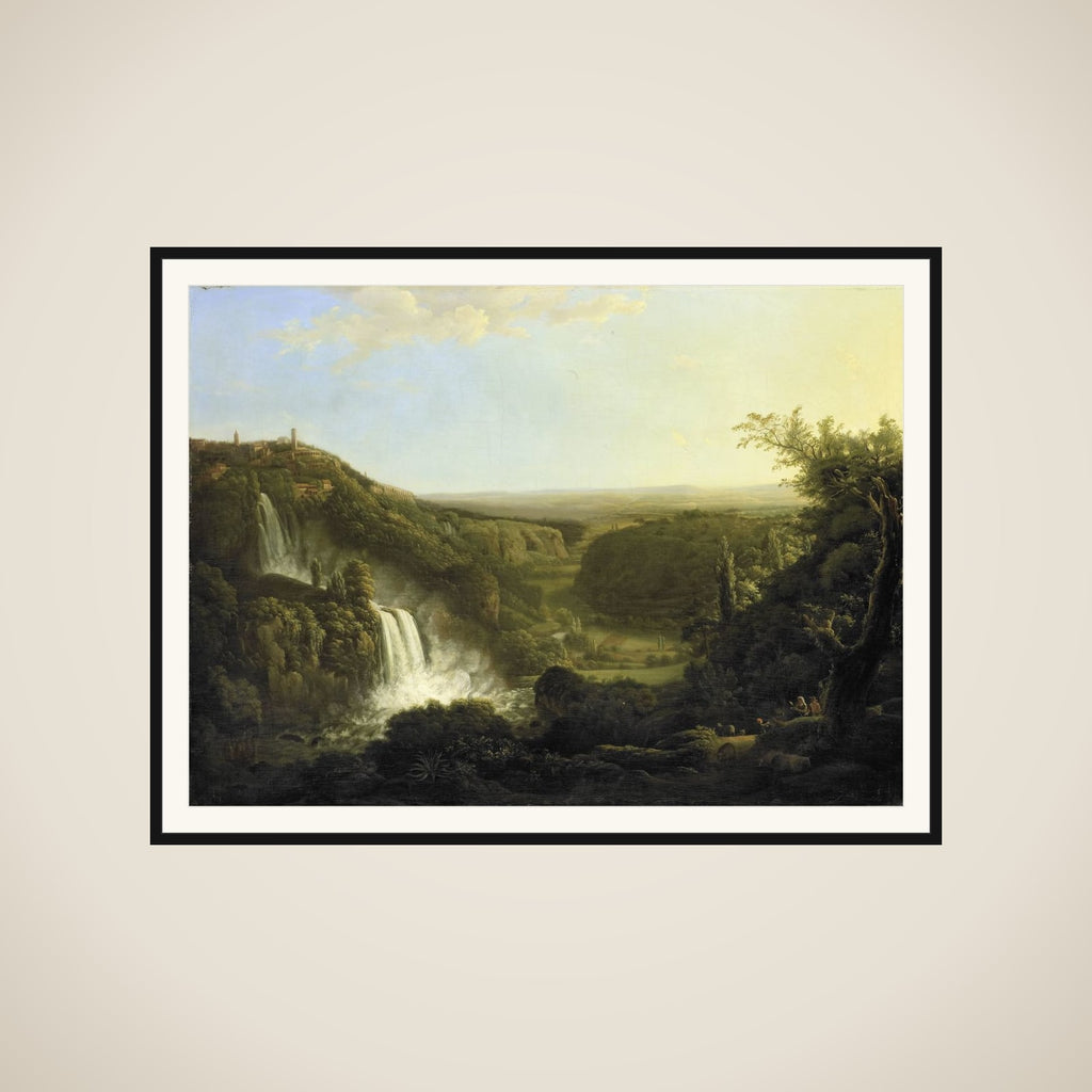 The Anio Valley with the Waterfalls of Tivoli framed