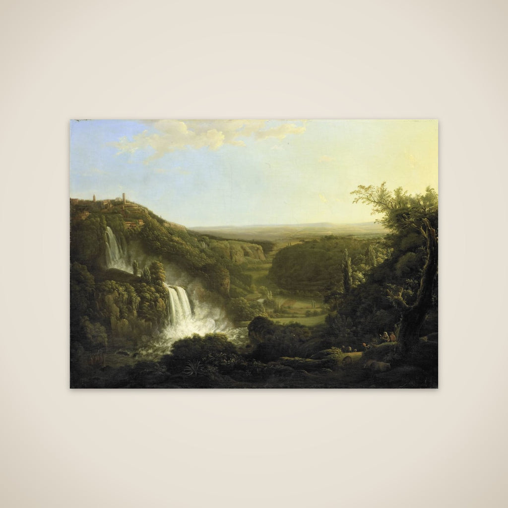 The Anio Valley with the Waterfalls of Tivoli unframed print