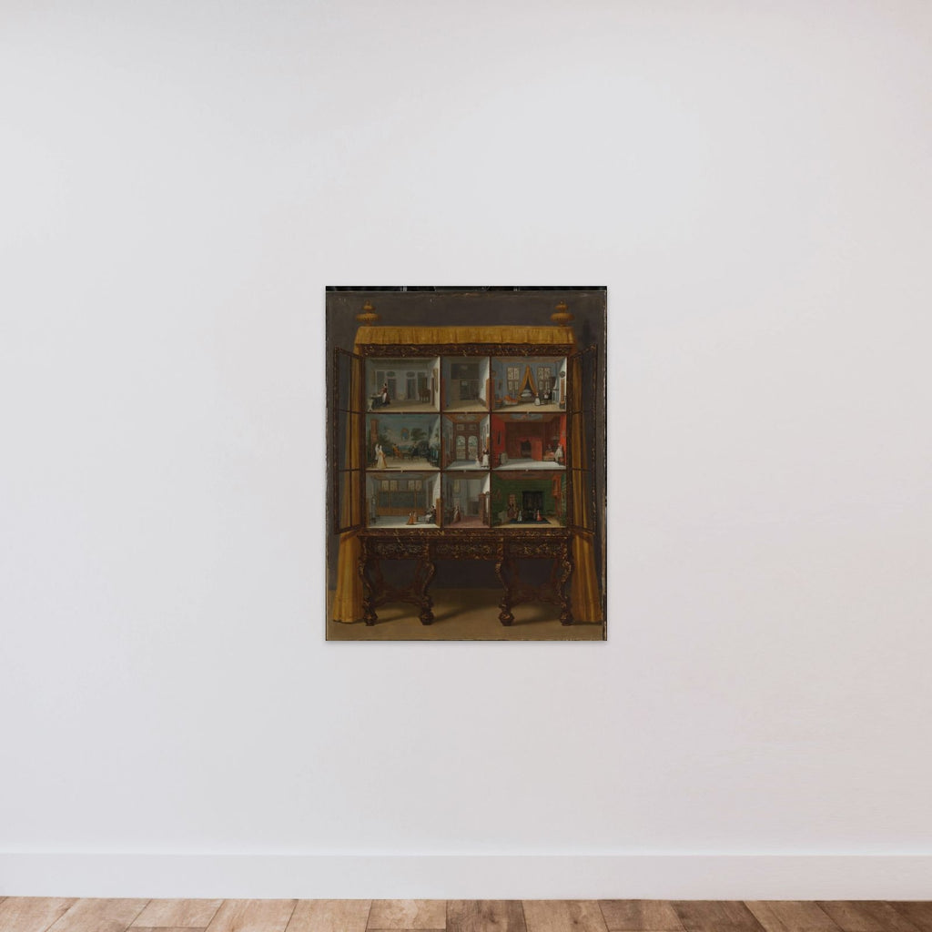The Dollhouse of Petronella Oortman (1655/56-1716) unframed — shown to scale