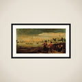 Fishermen on the Bank of the Amstel near the Pauwentuin, Amsterdam framed