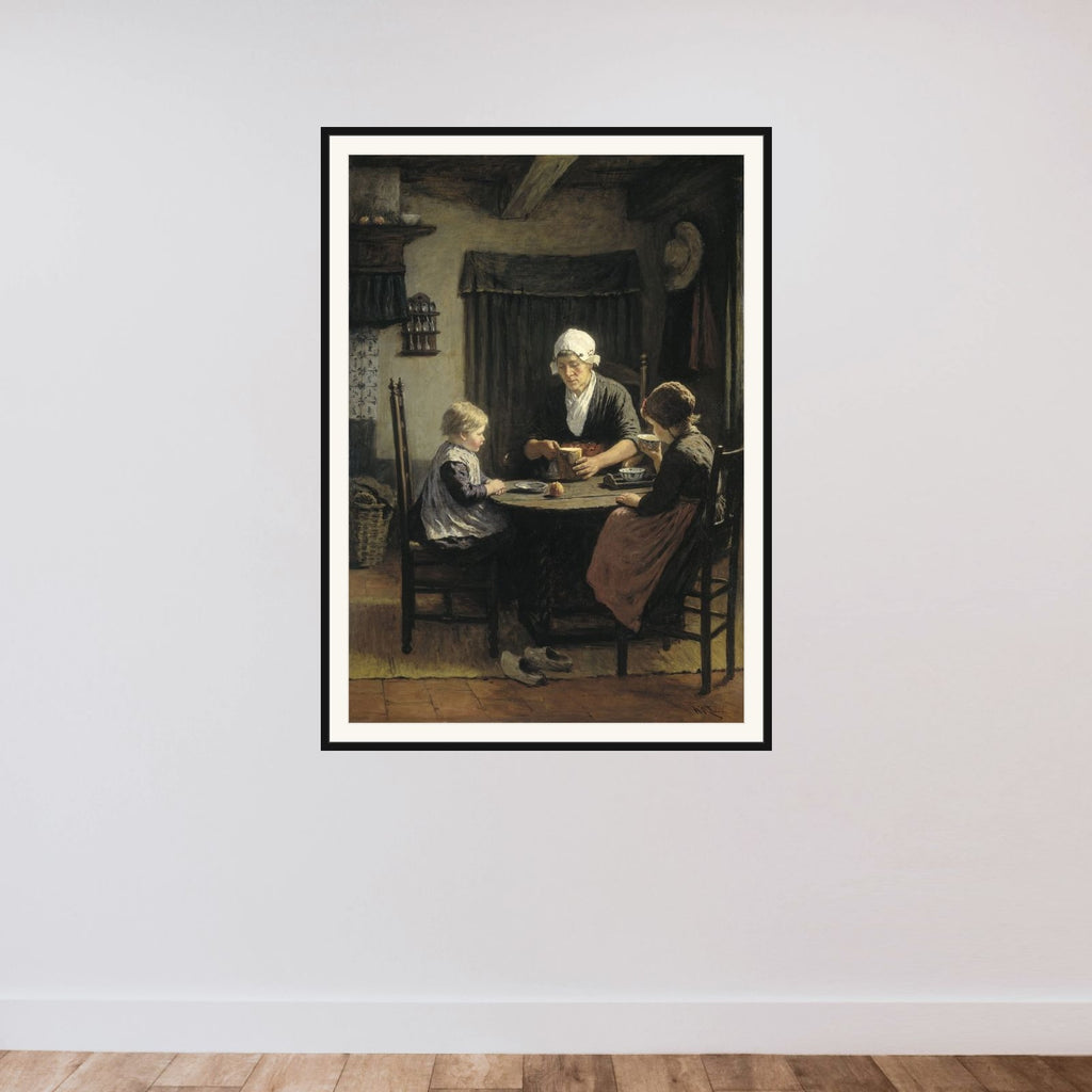 At Grandmother's framed — shown to scale