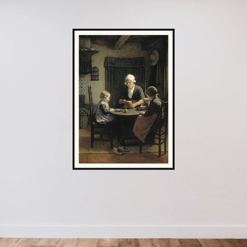 At Grandmother's framed — shown to scale