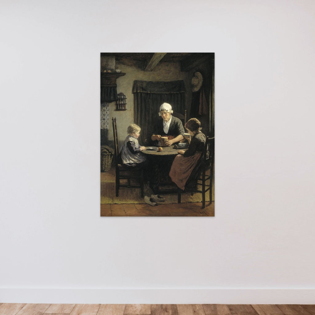 At Grandmother's unframed — shown to scale