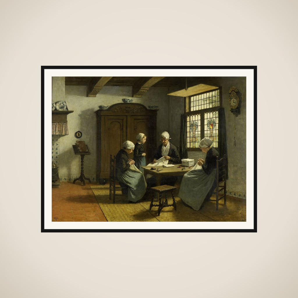 In the Orphanage at Katwijk-Binnen framed