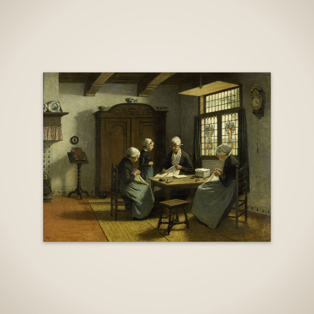 In the Orphanage at Katwijk-Binnen unframed print