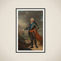 Portrait of Willem IV (1711-1751). Prince of Orange-Nassau framed