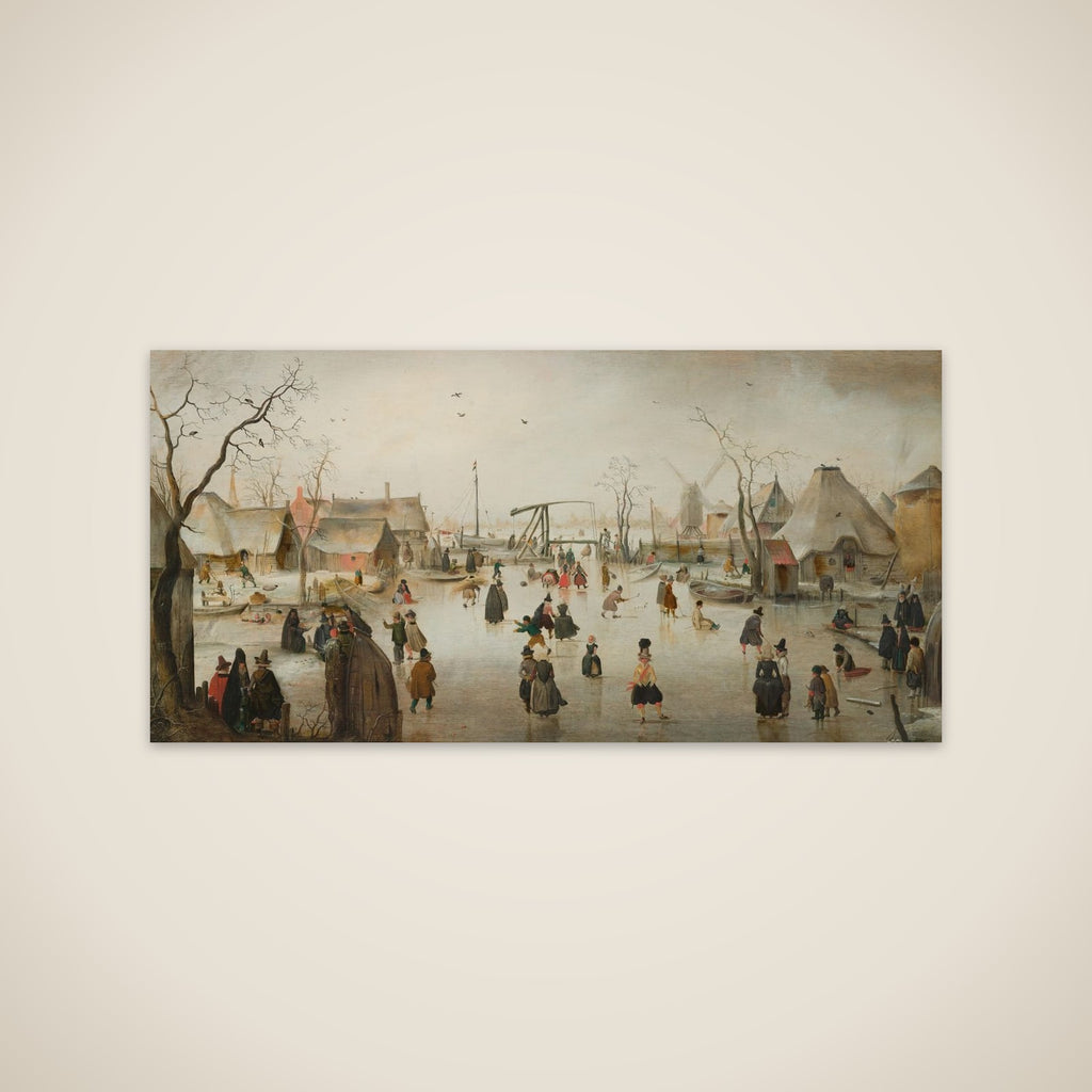 Ice-Skating in a Village unframed print