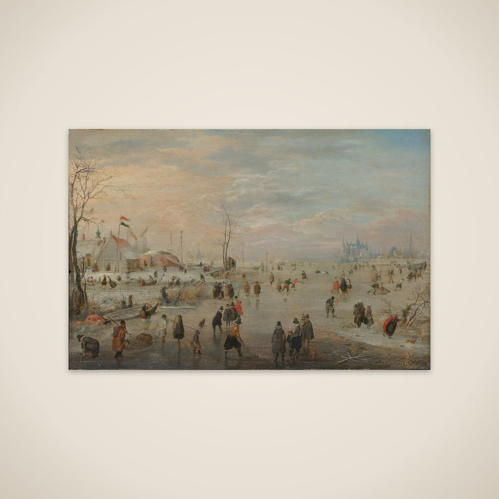Enjoying the Ice unframed print