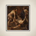 Prometheus Being Chained by Vulcan framed