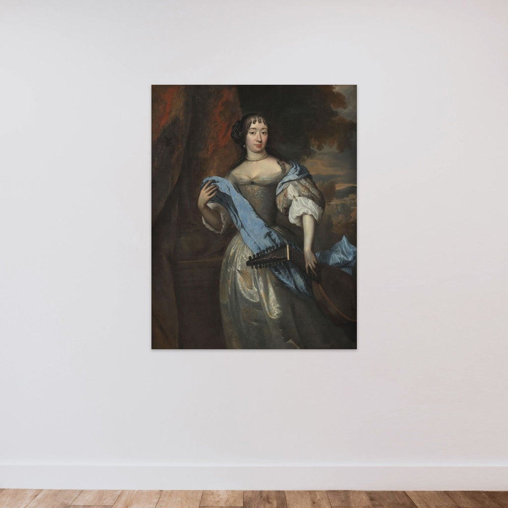 Johanna le Gillon (1635-1706). Wife of Hieronymus van Beverningk unframed — shown to scale