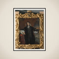 Portrait of  Hieronymus van Beverningk (1614-1690). Lord of Teylingen. Government Paymaster framed