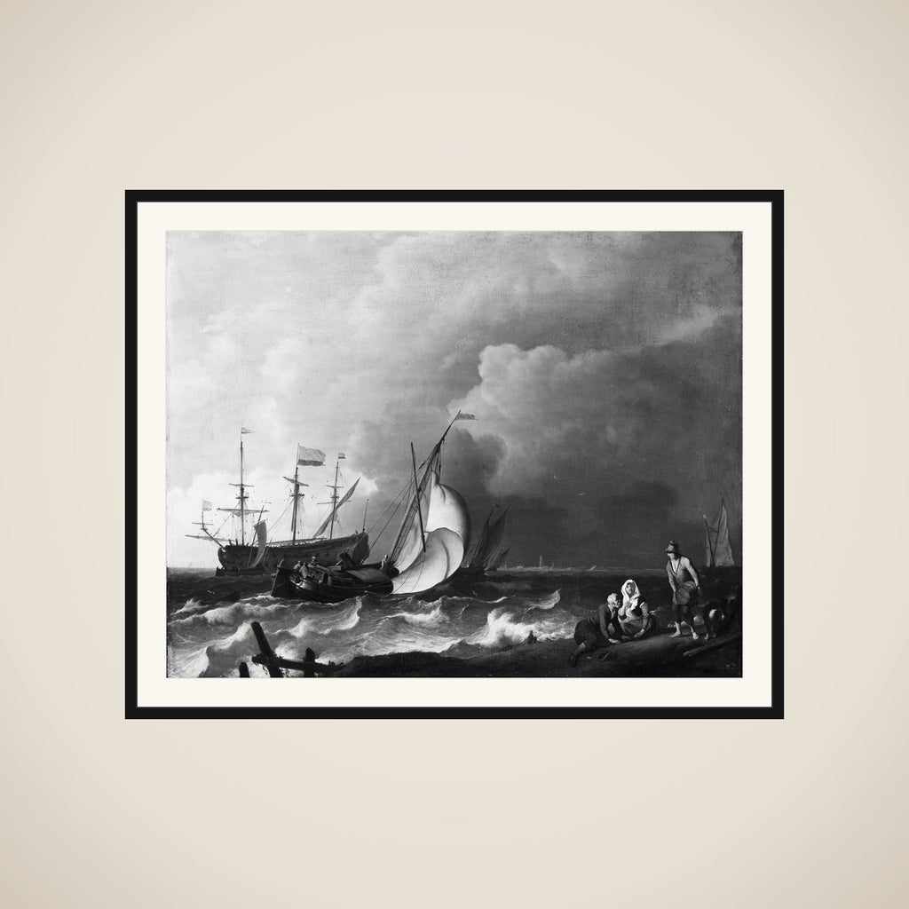 Rough Sea framed
