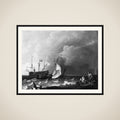 Rough Sea framed