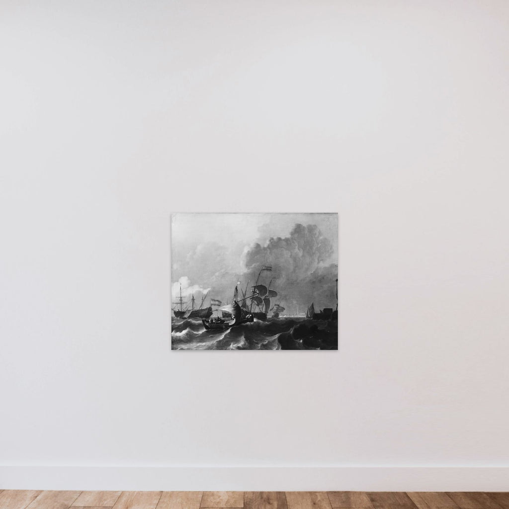 The Y off Amsterdam unframed — shown to scale