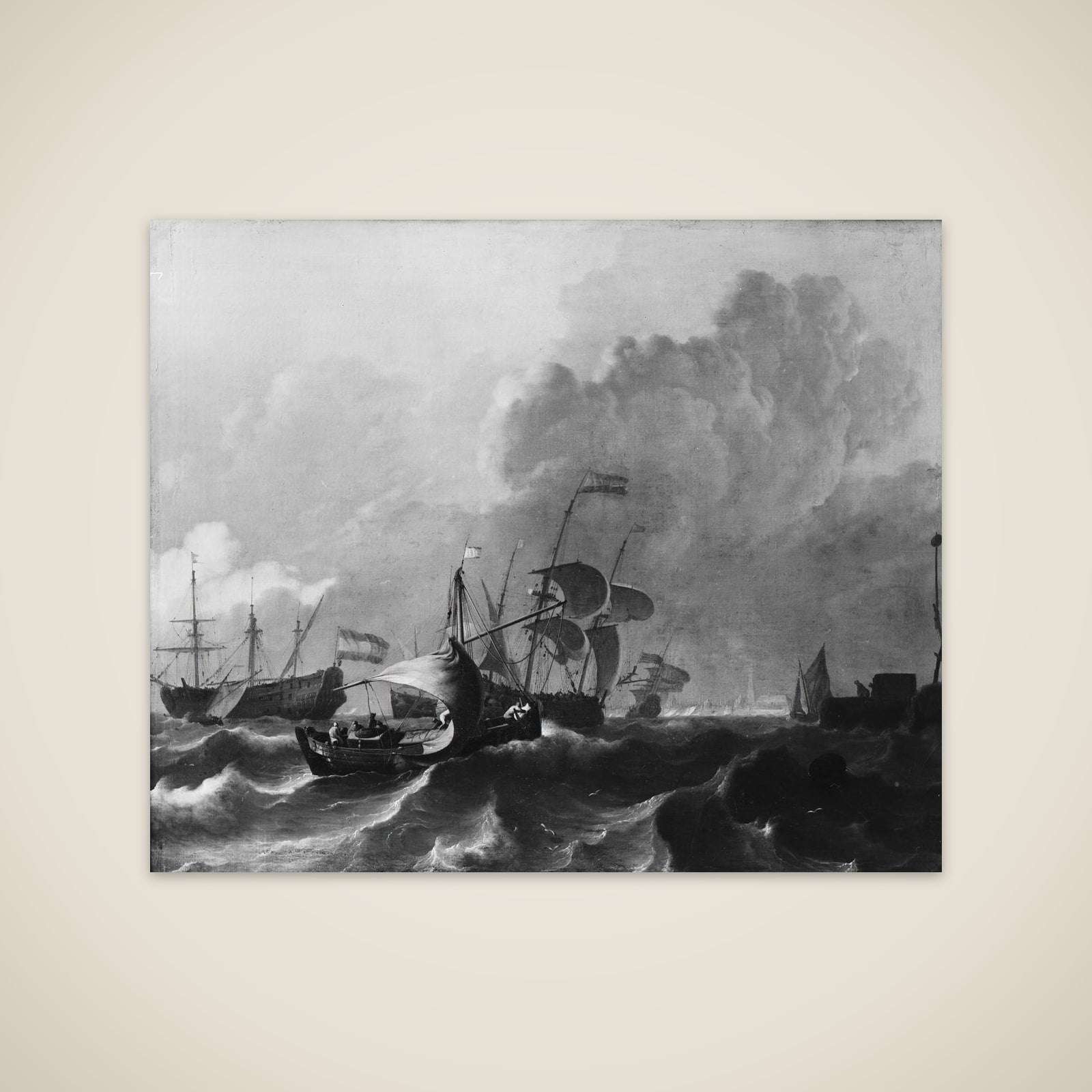 The Y off Amsterdam unframed print